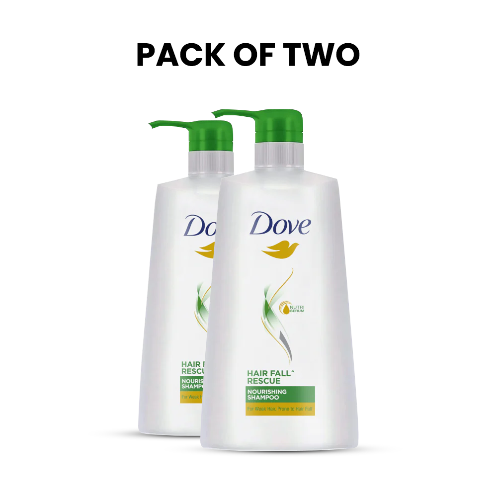 Bundle | Pack of 2 Dove Shampoo HairFall Rescue | 650Ml | Best Price in Pakistan original skincare product Pakistan