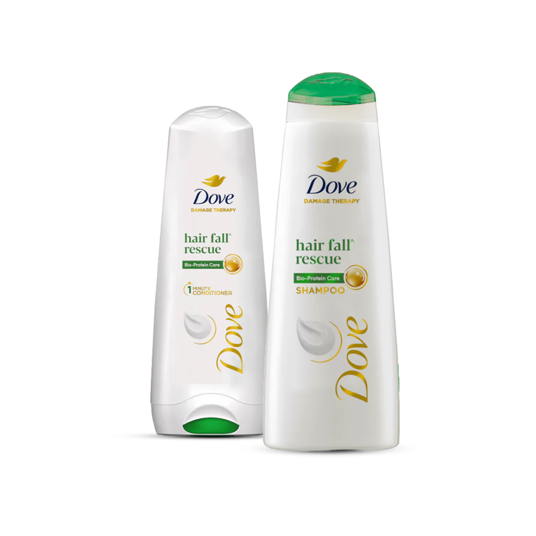 Bundle | Dove Shampoo Hairfall Rescue | 360Ml + Dove Conditioner Hairfall Rescue | 180Ml | Best Price in Pakistan original skincare product Pakistan