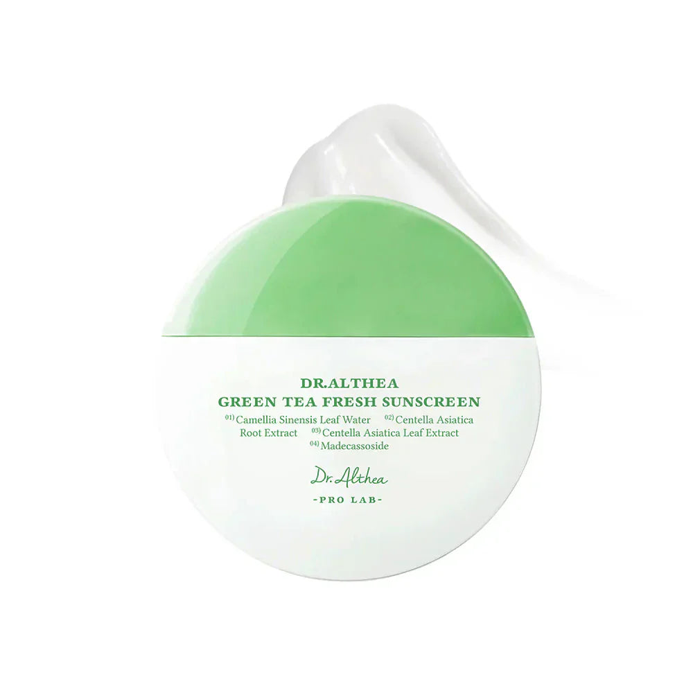 Dr.Althea Green Tea Fresh Sunscreen SPF50+ PA++++ 45ml | Best Price in Pakistan original skincare product Pakistan مرکزی تصویر