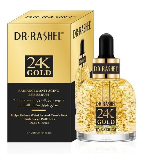 Dr Rashel | 24K Gold Radiance & Anti Aging Eye Serum 30 Ml | Best Price in Pakistan original skincare product Pakistan Main image