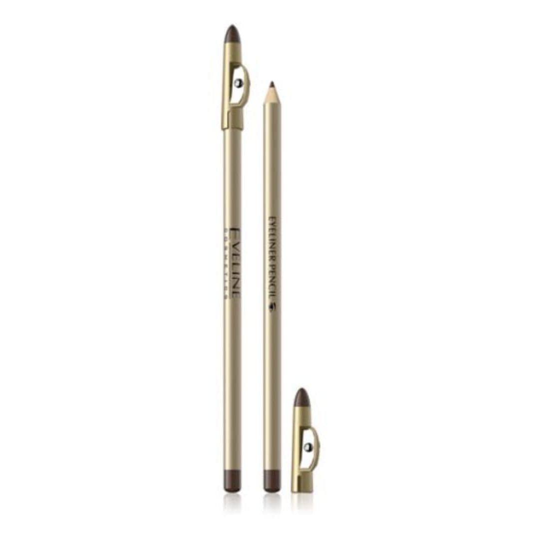 Eveline Eyeliner Pencil With Sharpener | Brown | Best Price in Pakistan original skincare product Pakistan