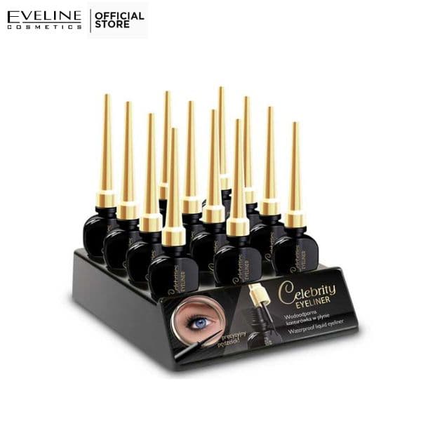 Eveline Celebrities Eye Liner | Black | Best Price in Pakistan original skincare product Pakistan