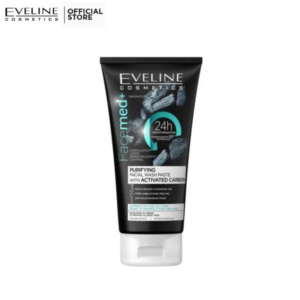 Eveline Facemed+ Facial Wash Paste | 150ml | Best Price in Pakistan original skincare product Pakistan مرکزی تصویر