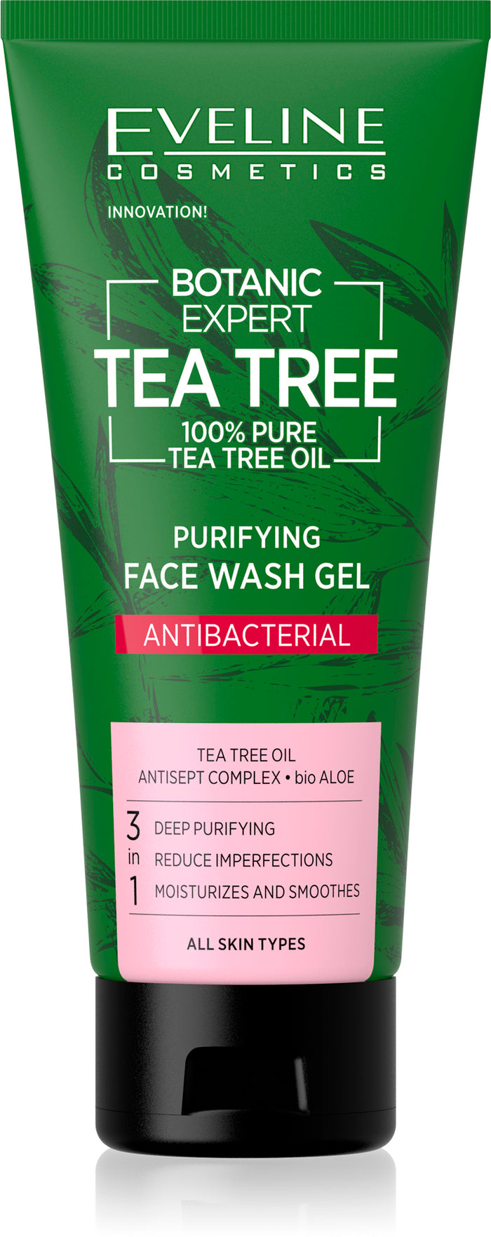 Eveline Botanic Expert Tea Tree Face Wash Gel | 100ml | Best Price in Pakistan original skincare product Pakistan Main image