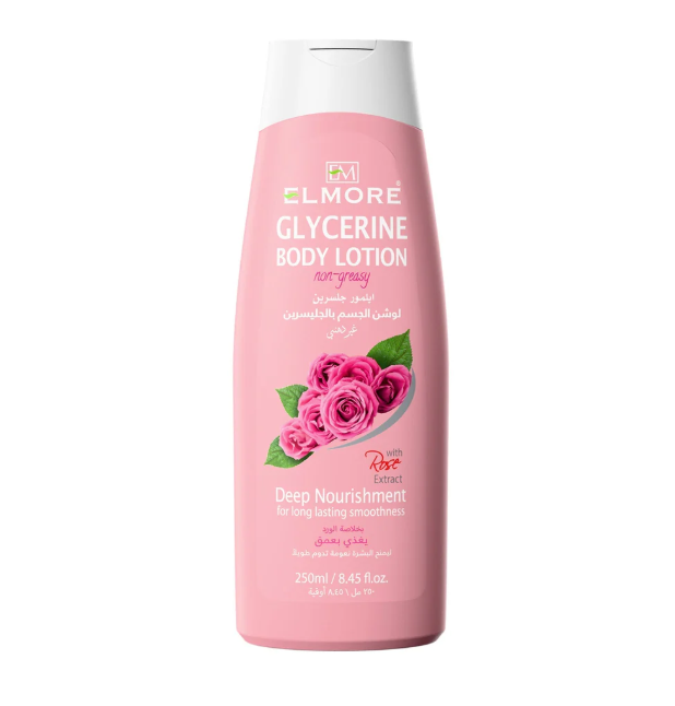 Elmore | Rose Glycerine Body Lotion | 250ML | Best Price in Pakistan original skincare product Pakistan Main image