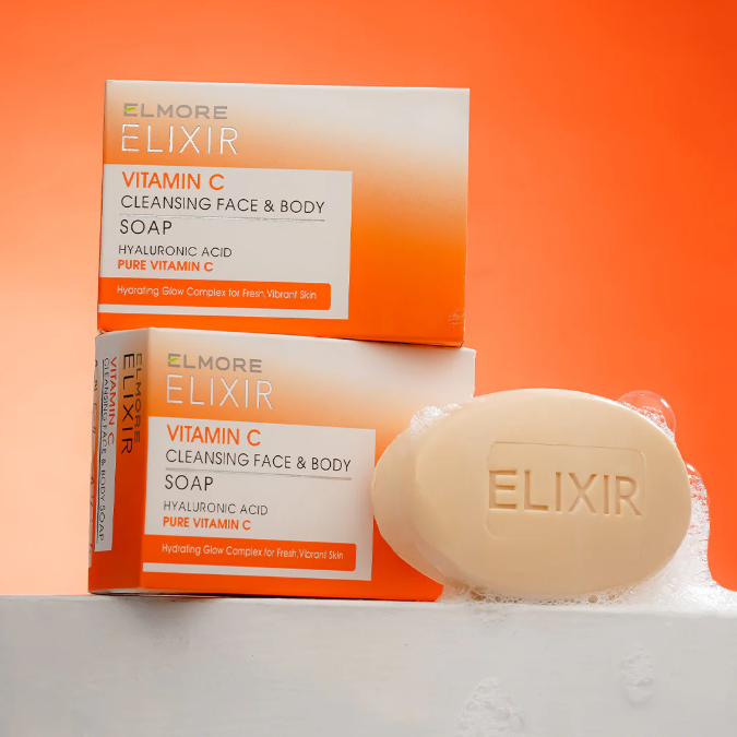 Elmore | Vitamin C Soap | 100GM | Best Price in Pakistan original skincare product Pakistan