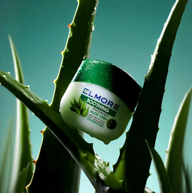 Elmore | Petroleum Jelly Soothing Aloe Vera | Best Price in Pakistan original skincare product Pakistan