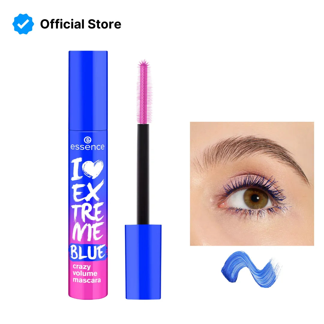 Essence I Love Extreme Blue Crazy Volume Mascara | Best Price in Pakistan original skincare product Pakistan مرکزی تصویر