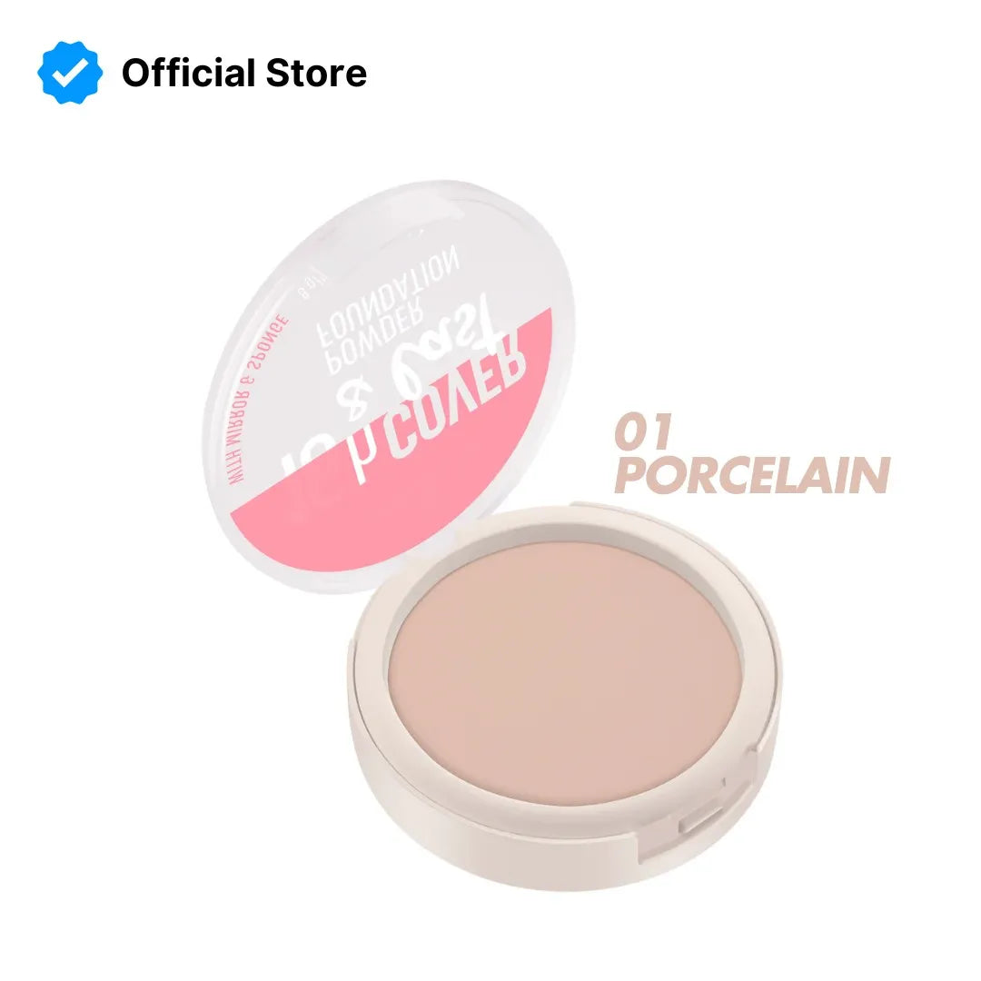 Essence 16H Cover & Last Powder Foundation | Best Price in Pakistan original skincare product Pakistan