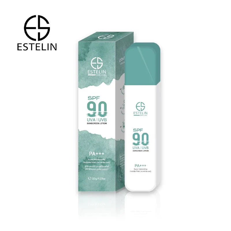 Estelin | Super Moisturizing Sunscreen Lotion SPF90 PA+++ 120g | Best Price in Pakistan original skincare product Pakistan Main image