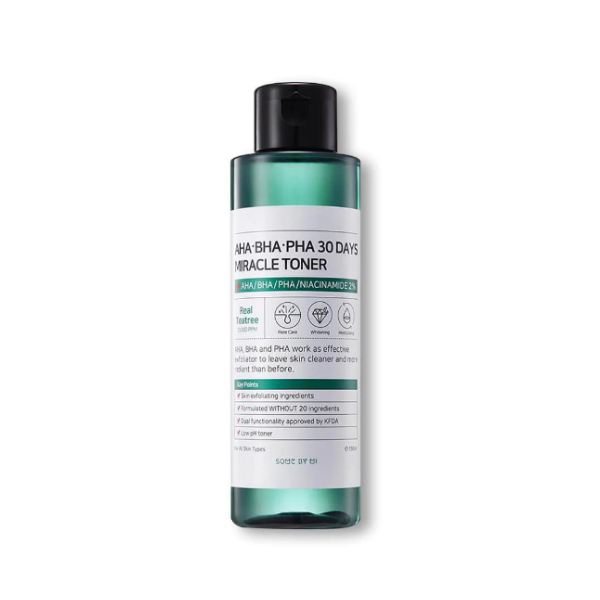 Some By Mi AHA BHA PHA 30 Days Miracle Face Toner | 150ml | Best Price in Pakistan original skincare product Pakistan Main image