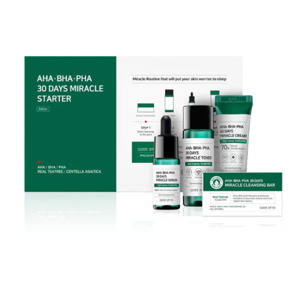Some By Mi AHA BHA PHA 30 Days Miracle Face Serum Starter Kit | 90gm | Best Price in Pakistan original skincare product Pakistan Main image
