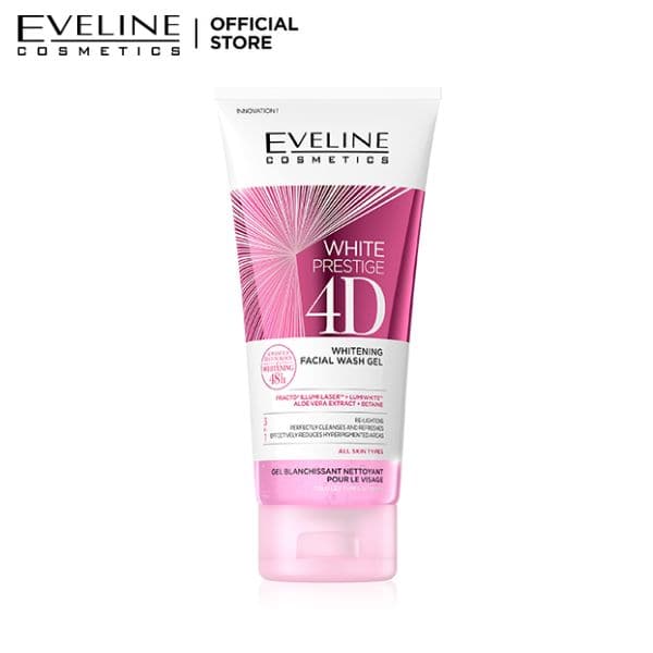 Eveline White Prestige 4D Face Wash Gel | 100ml | Best Price in Pakistan original skincare product Pakistan Main image