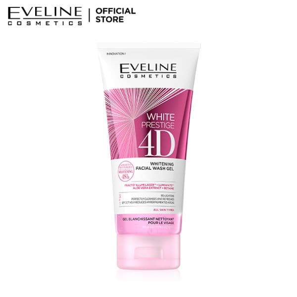 Eveline White Prestige 4D Facial Wash Gel | 200ml | Best Price in Pakistan original skincare product Pakistan
