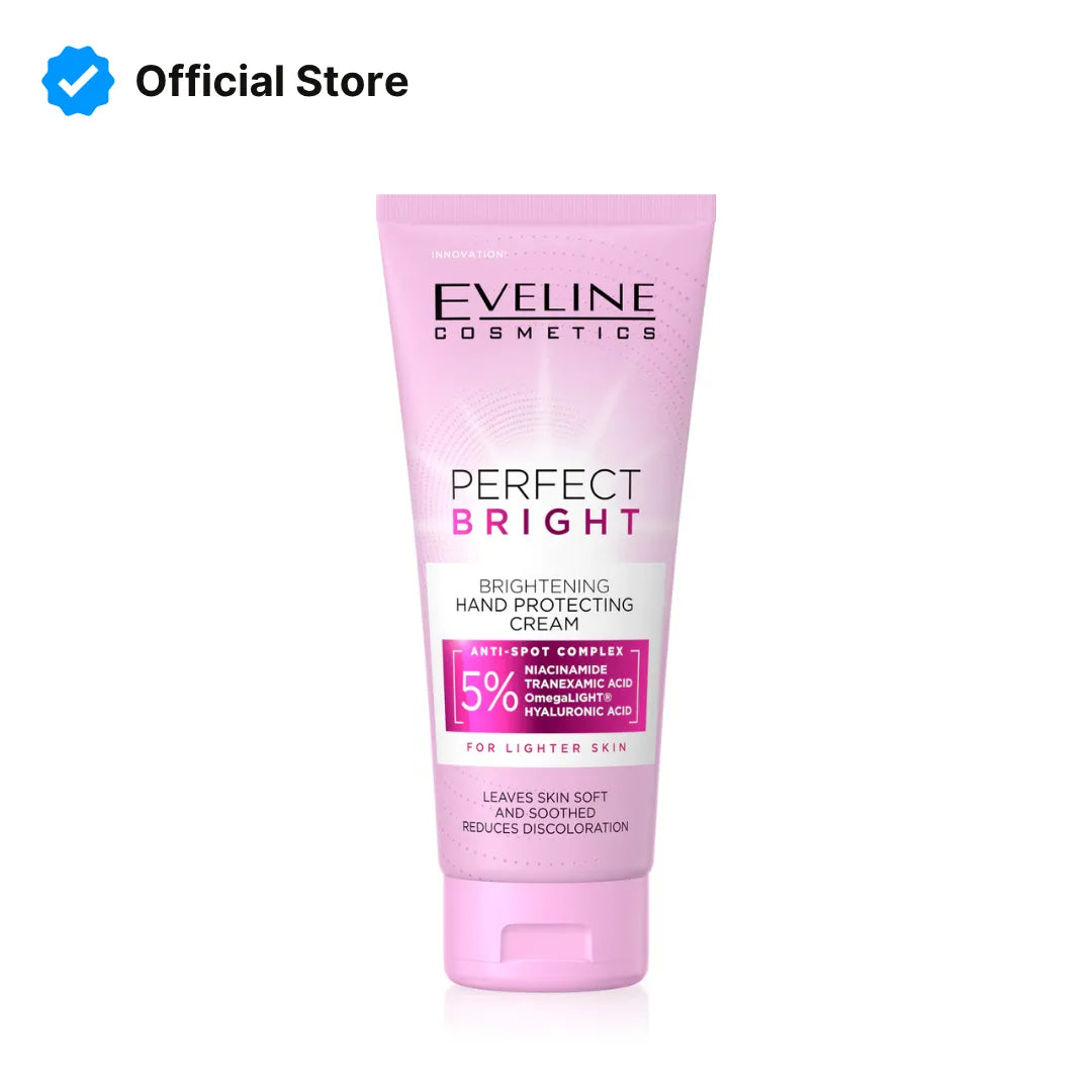 Eveline Perfect Bright Brightening Hand Protective Cream | 100ml | Best Price in Pakistan original skincare product Pakistan