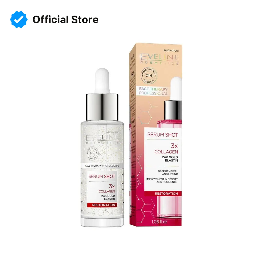 Eveline Serum Shot 3X Collagen Deep Renewal Serum | 30ml | Best Price in Pakistan original skincare product Pakistan