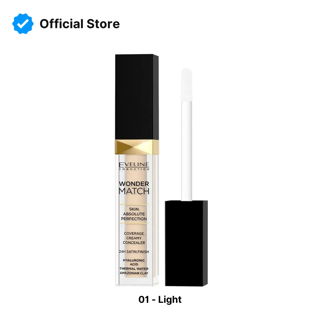 Eveline Wonder Match Concealer | 01 Light | Best Price in Pakistan original skincare product Pakistan