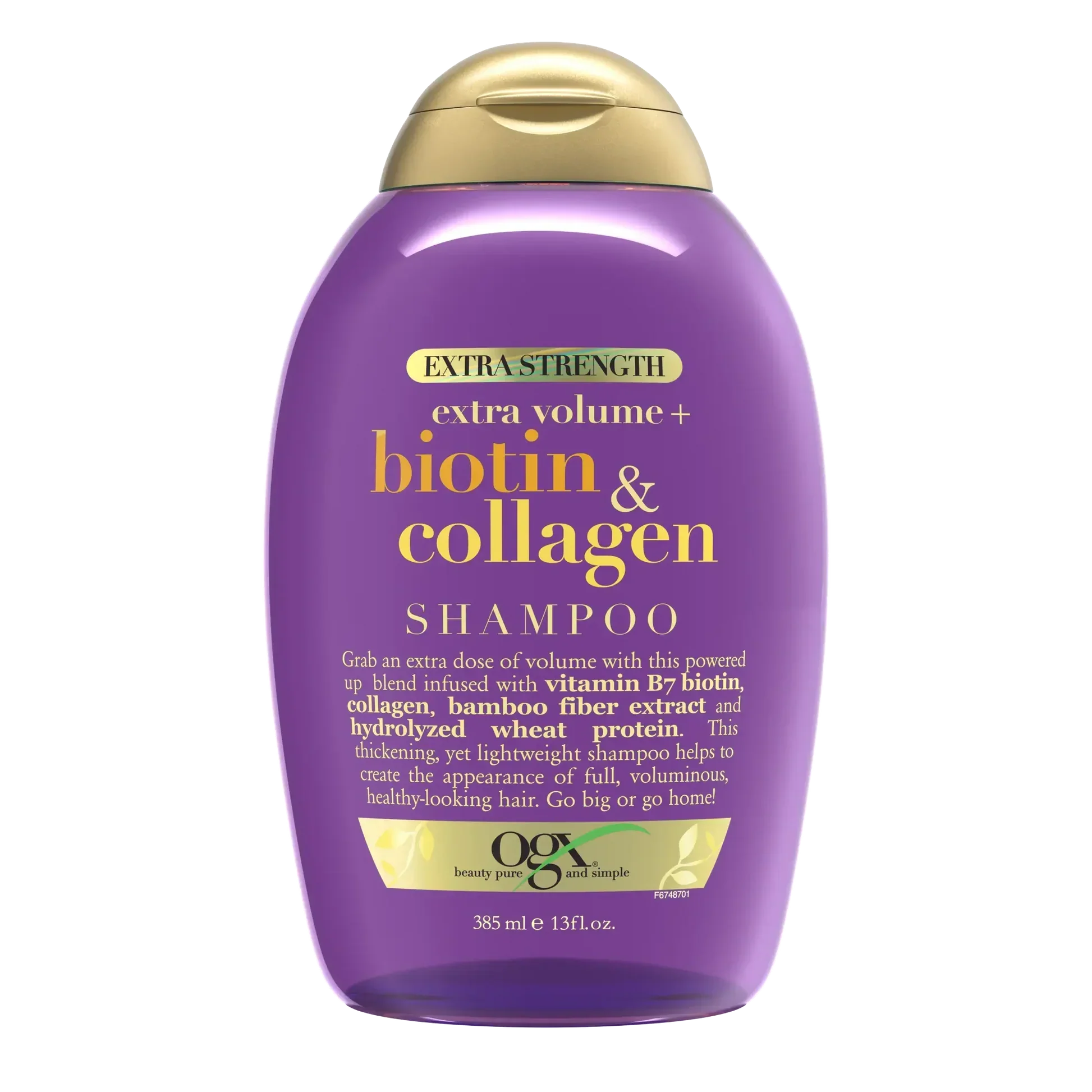 OGX Extra volume + Biotin & Collagen Extra Strength Shampoo | 385ml | Best Price in Pakistan original skincare product Pakistan