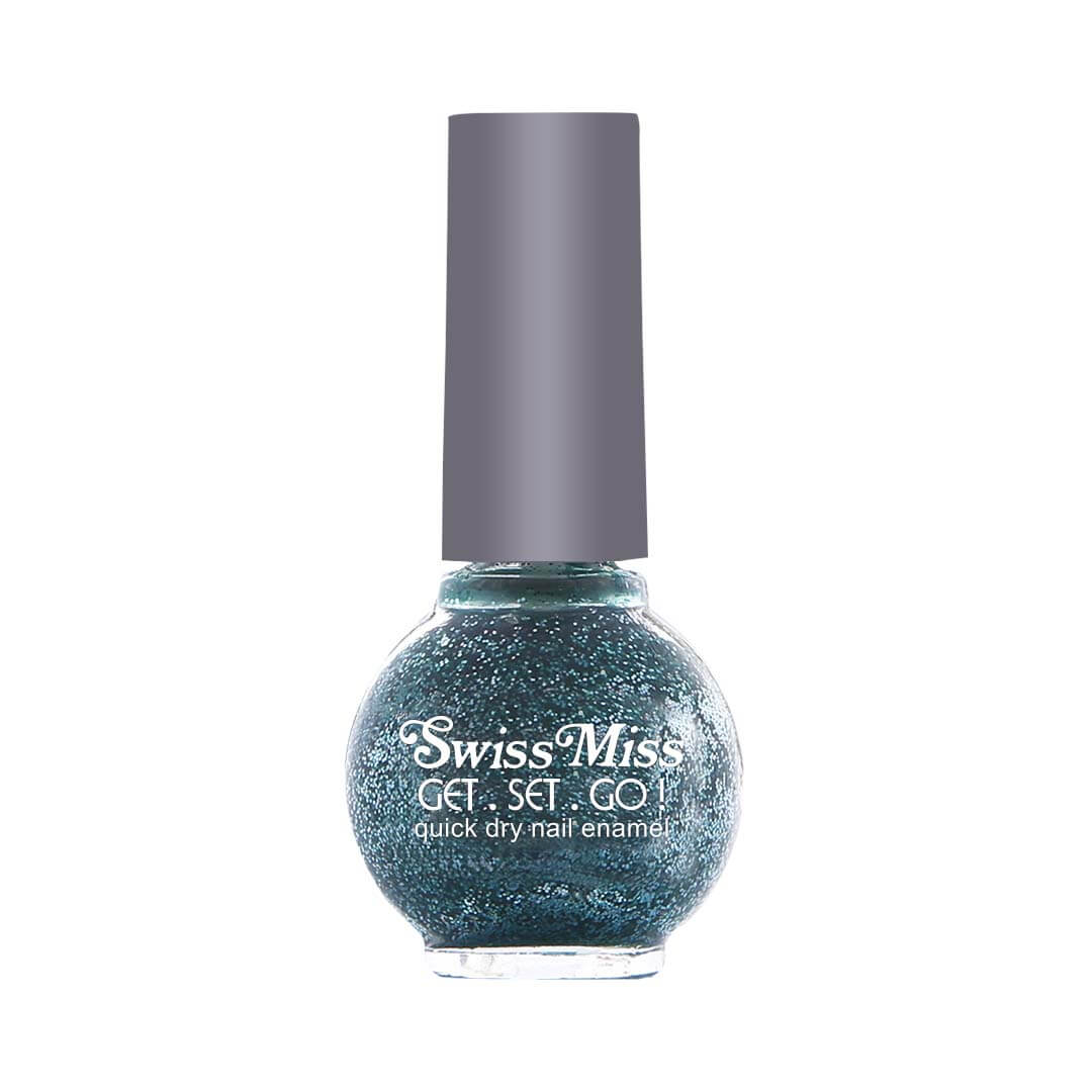 Swiss Miss | Sapphire Sparkle (F-401) | Nail Polish | Best Price in Pakistan original skincare product Pakistan مرکزی تصویر