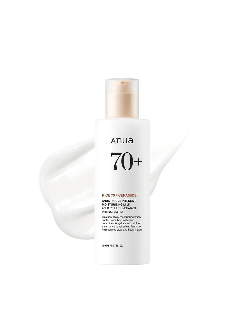Anua | 70 Rice Ceramide Intensive Moisturizing Milk 150ml | Best Price in Pakistan original skincare product Pakistan Main image