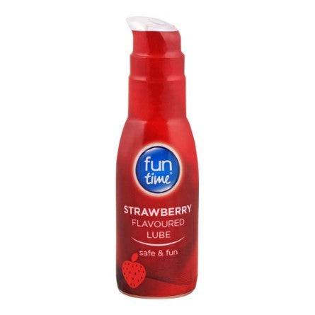 Fun Time Lube Strawberry Flavoured Lube 75Ml | Best Price in Pakistan original skincare product Pakistan