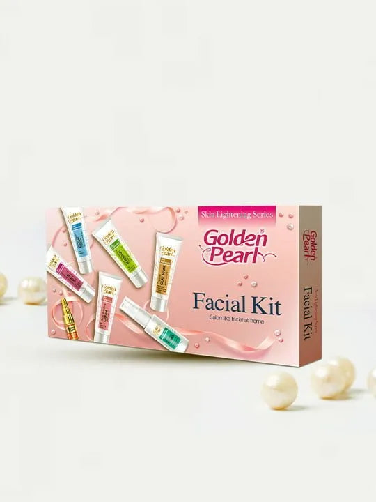 Golden Pearl Whitening Facial Trial Kit | Best Price in Pakistan original skincare product Pakistan مرکزی تصویر