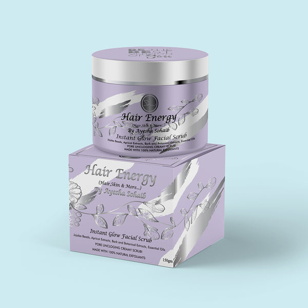 Hair Energy 100 Organic Aloevera GelInstant Glow Facial Scrub | Best Price in Pakistan original skincare product Pakistan