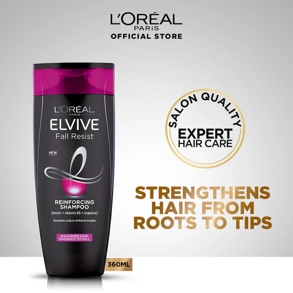 L'Oreal Paris- Elvive Fall Resist Shampoo 360 ml | For Hairfall | Best Price in Pakistan original skincare product Pakistan Main image