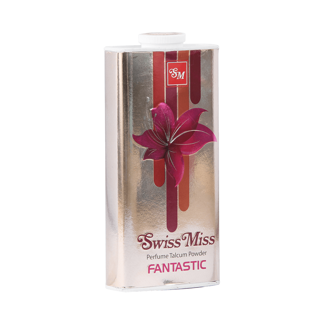 Swiss Miss | Fantastic Perfumed Talcum Powder 120gm | Best Price in Pakistan original skincare product Pakistan