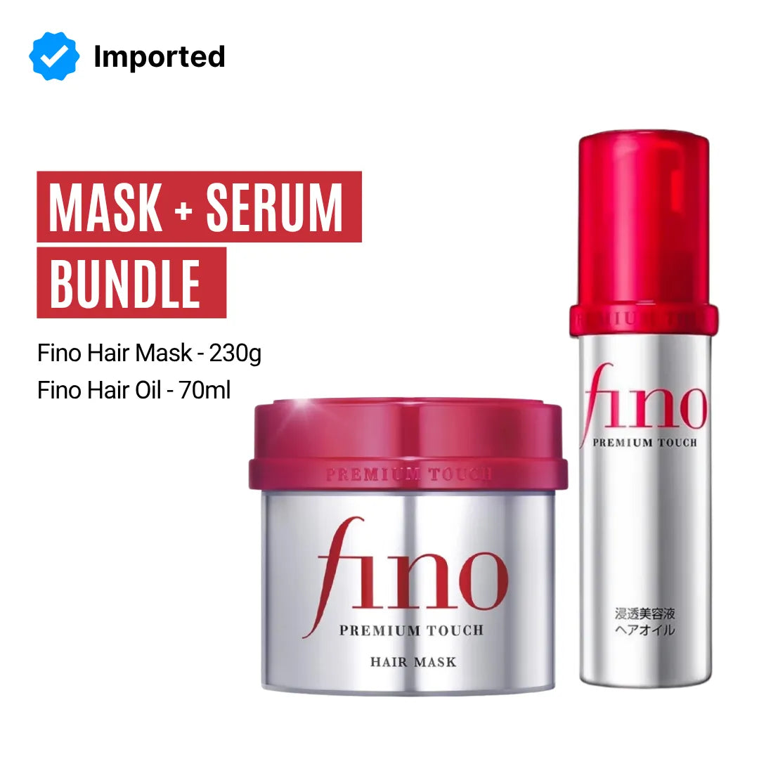 Shiseido Fino Premium Touch Hair Mask + Oil Bundle | Best Price in Pakistan original skincare product Pakistan