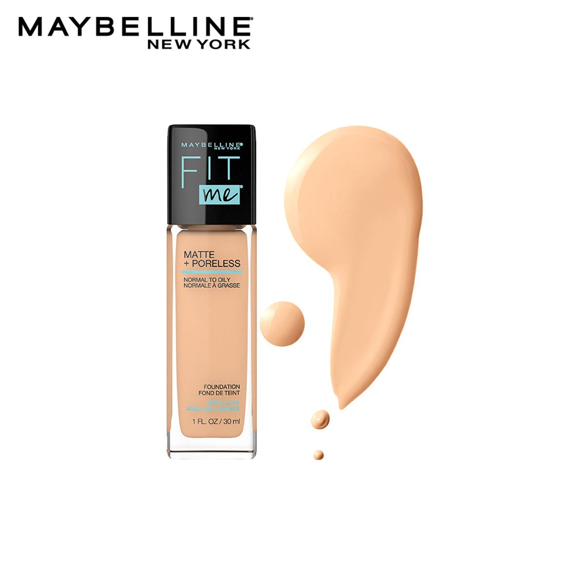 Maybelline | Fit Me Luminous and Smooth Liquid Foundation | 125 Nude Beige | Best Price in Pakistan original skincare product Pakistan