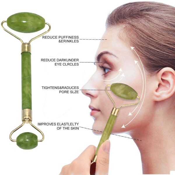 Flawless Jade Roller with Gua Sha (Marble Stone) Secondary image