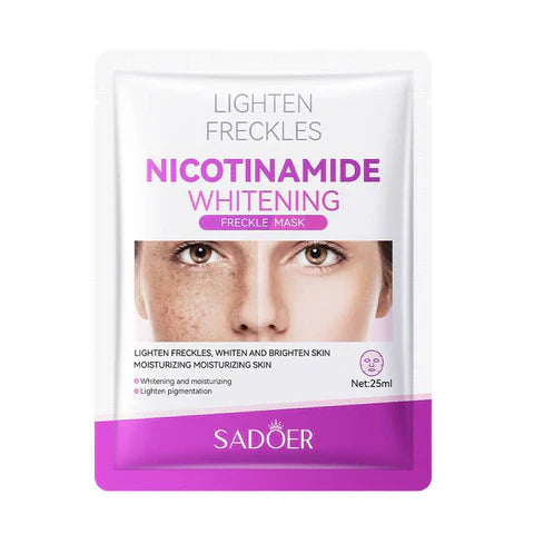 Sadoer Nicotinamide Whitening Anti-Freckle Facial Sheet Mask | 25g | Best Price in Pakistan original skincare product Pakistan Main image