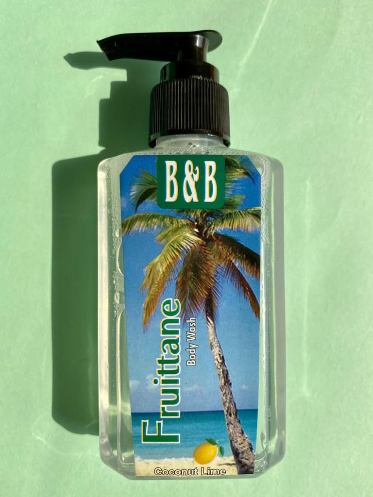 B&B Derma | Fruittane Coconut Lime Body Wash & Shower Gel | Best Price in Pakistan original skincare product Pakistan