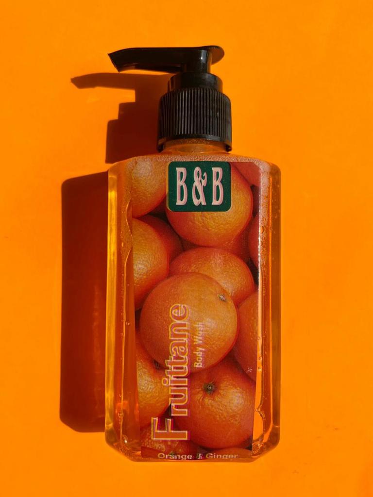 B&B Derma | Fruittane Orange & Ginger Body Wash & Shower Gel | Best Price in Pakistan original skincare product Pakistan