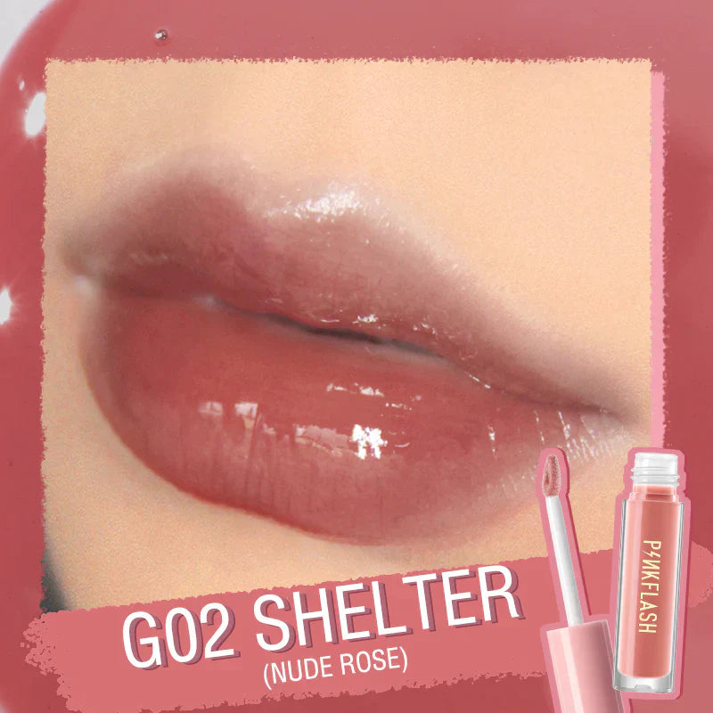 PinkFlash | Lasting Glossy Lipgloss | G02 | Best Price in Pakistan original skincare product Pakistan مرکزی تصویر