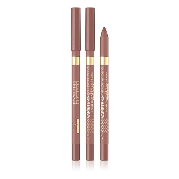 Eveline Variete Gel Lipliner Pencil Waterproof 01 Nude | Best Price in Pakistan original skincare product Pakistan