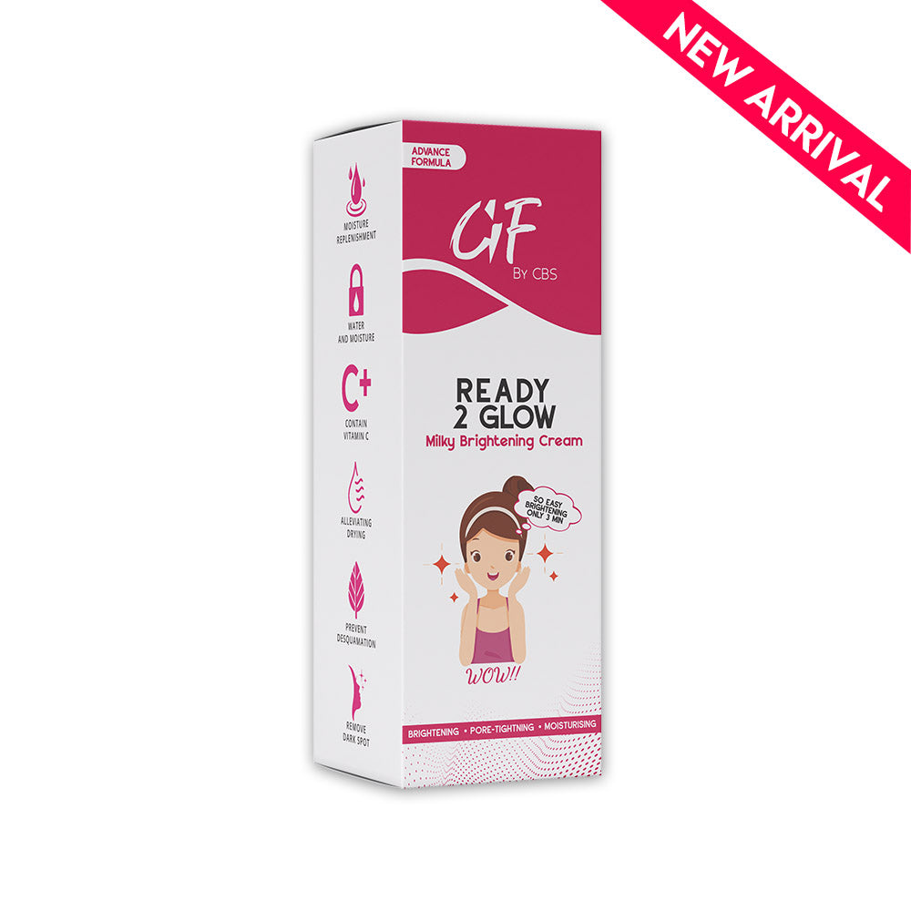 Glamorous Face | Ready 2 Glow Milky Brightening Cream | 90g | Best Price in Pakistan original skincare product Pakistan