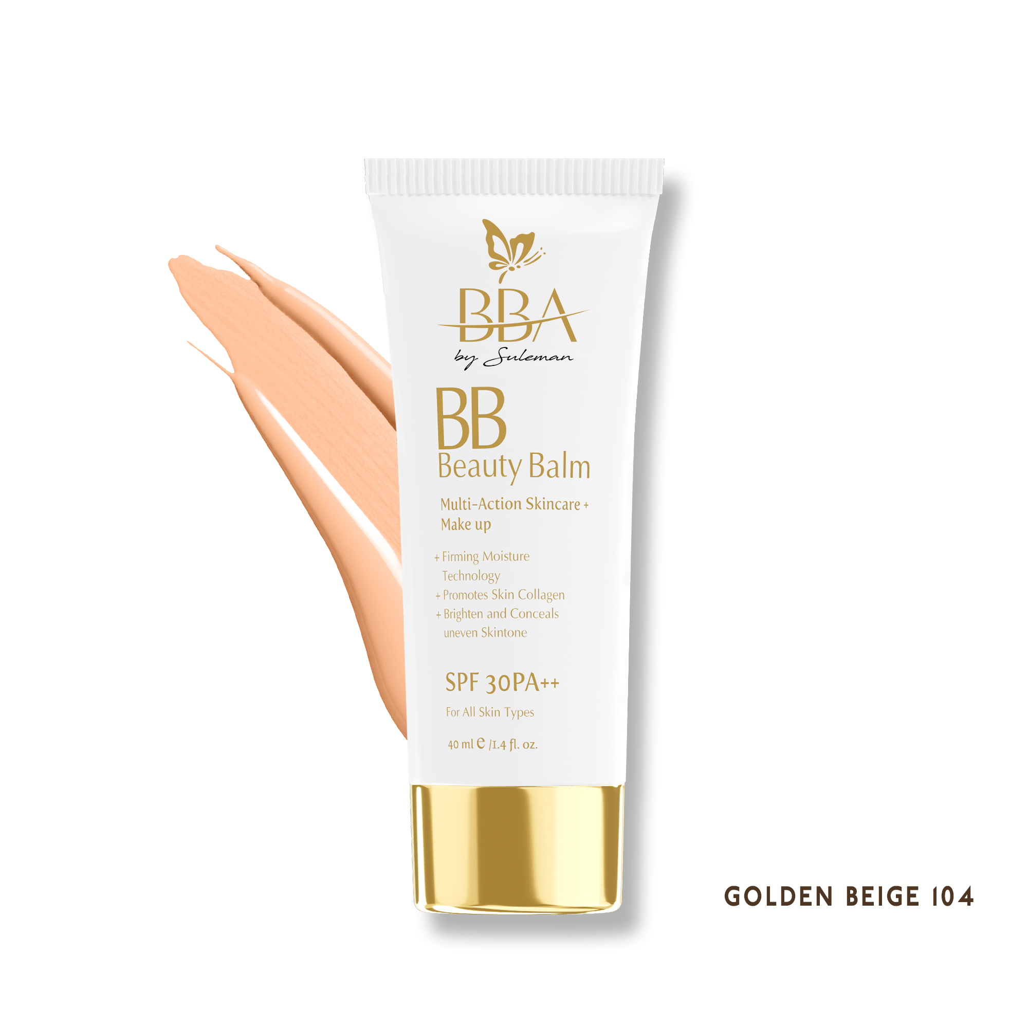 BBA By Suleman | Bb Cream | 104 Godlen Beige 40ml | Best Price in Pakistan original skincare product Pakistan مرکزی تصویر