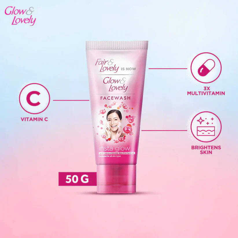 Glow & Lovely Multivitamin Face Wash | 50G | Best Price in Pakistan original skincare product Pakistan