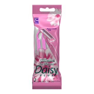 Gillette Daisy Plus Razor For Women Pouch 2'S | Best Price in Pakistan original skincare product Pakistan