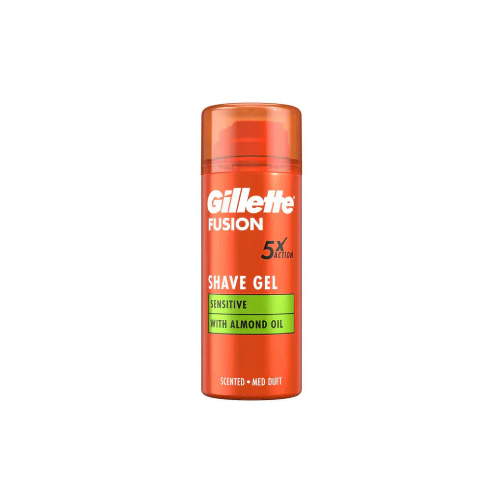 Gillette Shave Gel 5X Fusion Sensitive 75Ml | Best Price in Pakistan original skincare product Pakistan