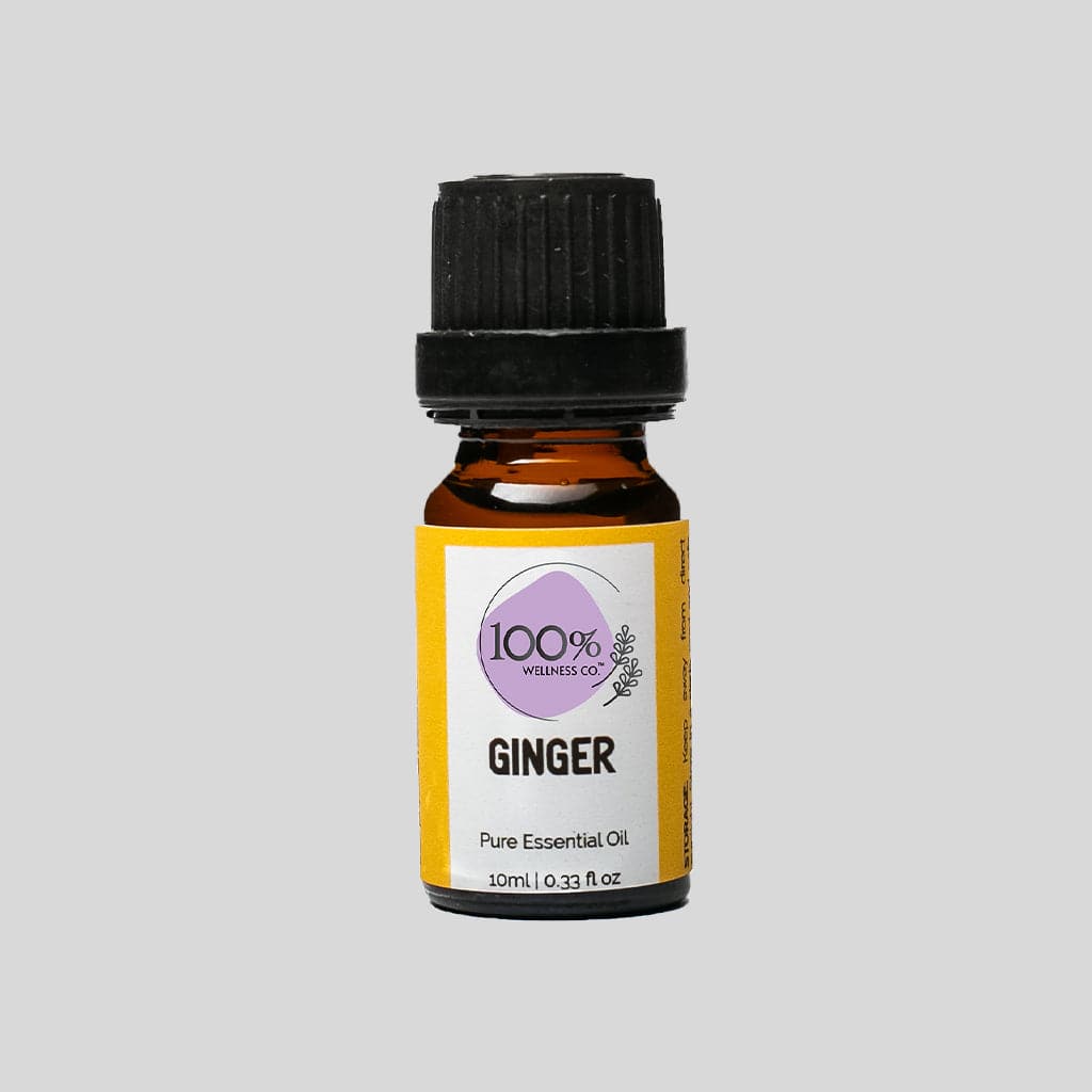 100% Wellness Co Ginger Essential Oil | Best Price in Pakistan original skincare product Pakistan مرکزی تصویر