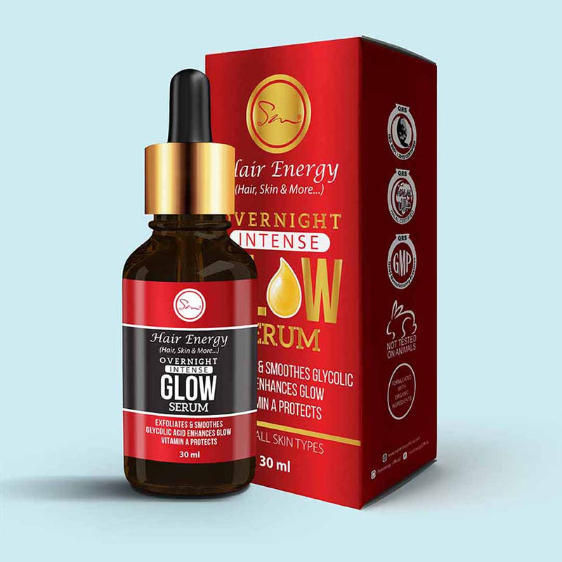 Hair Energy 100 Organic Aloevera GelOvernight Intense Glow Serum | Best Price in Pakistan original skincare product Pakistan Main image