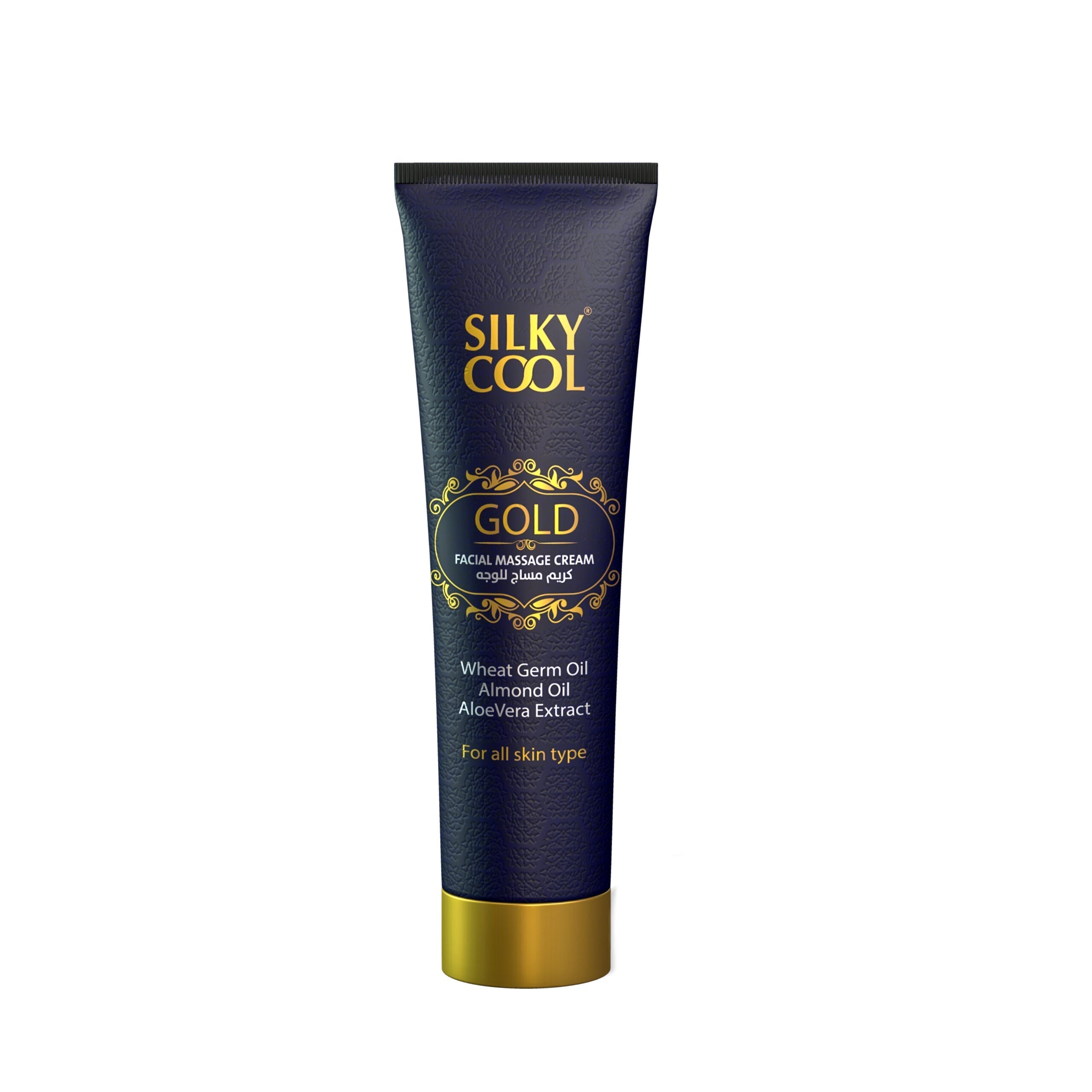 Silky Cool | Gold Facial Massage Cream | Best Price in Pakistan original skincare product Pakistan مرکزی تصویر