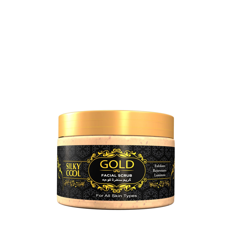 Silky Cool | Gold Facial Scrub | Best Price in Pakistan original skincare product Pakistan
