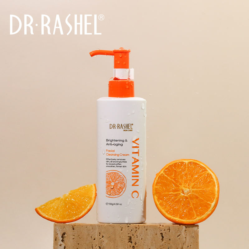 Dr Rashel | Vitamin C Brightening & Anti-Aging Facial Cleansing Cream | 130g | Best Price in Pakistan original skincare product Pakistan Main image