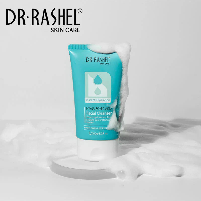 Dr Rashel- Hyaluronic Acid Instant Hydration Facial Cleanser | 150g | Best Price in Pakistan original skincare product Pakistan