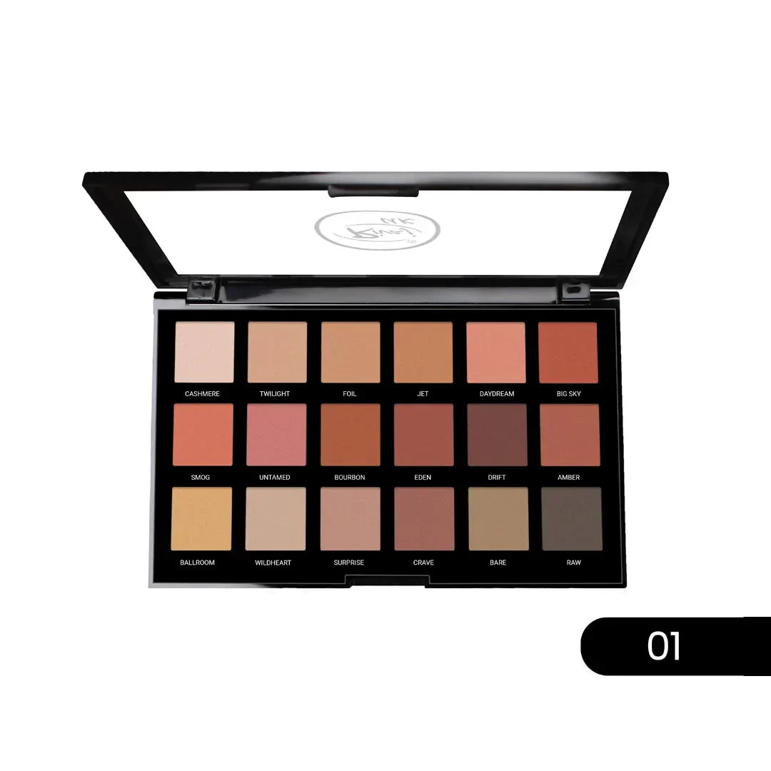 Rivaj | HD Flawless Eyeshadow Palette (18 in 1) | Best Price in Pakistan original skincare product Pakistan Main image
