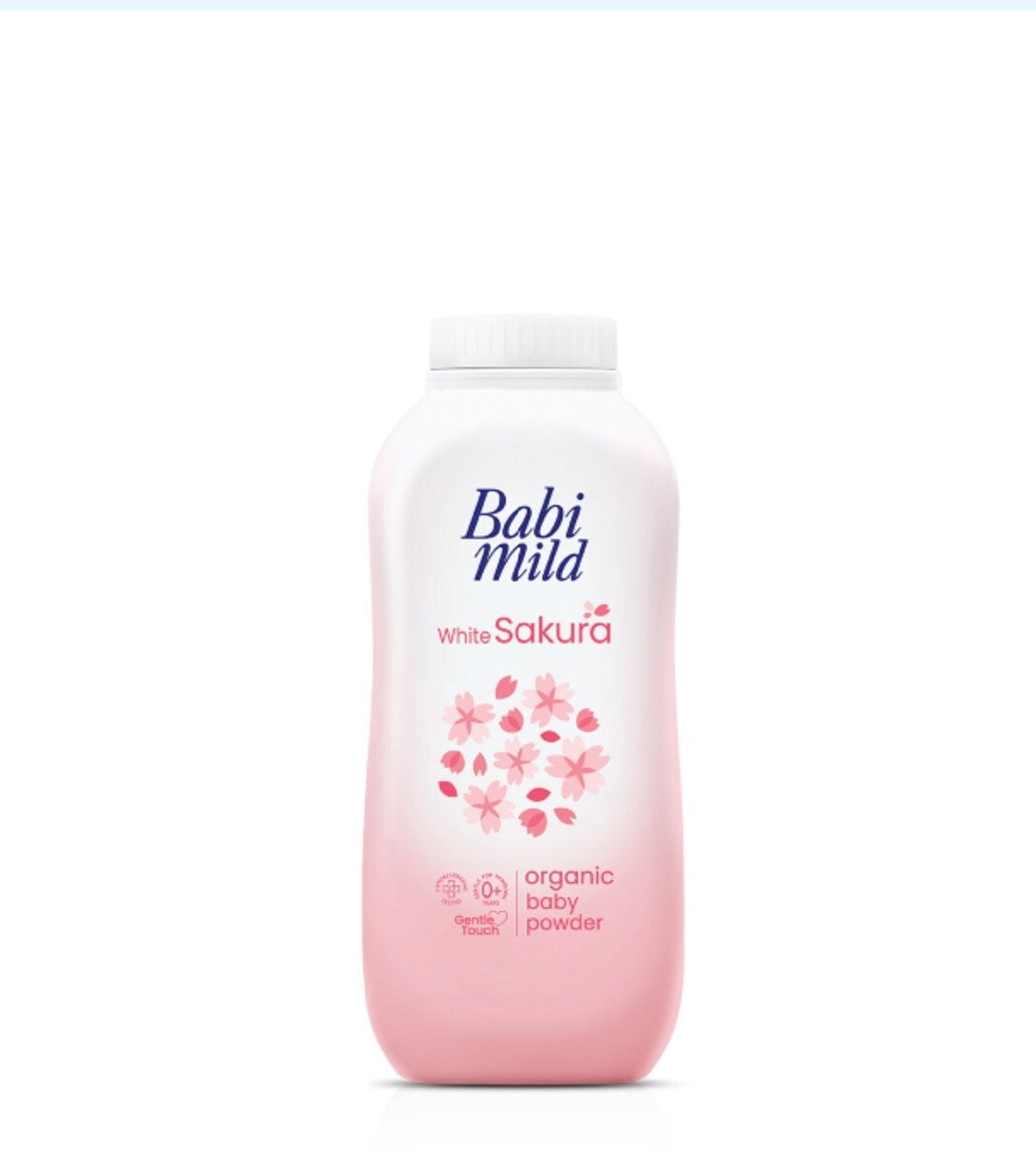 Babi Mild | White Sakura Organic Baby Powder | 350g | Best Price in Pakistan original skincare product Pakistan مرکزی تصویر